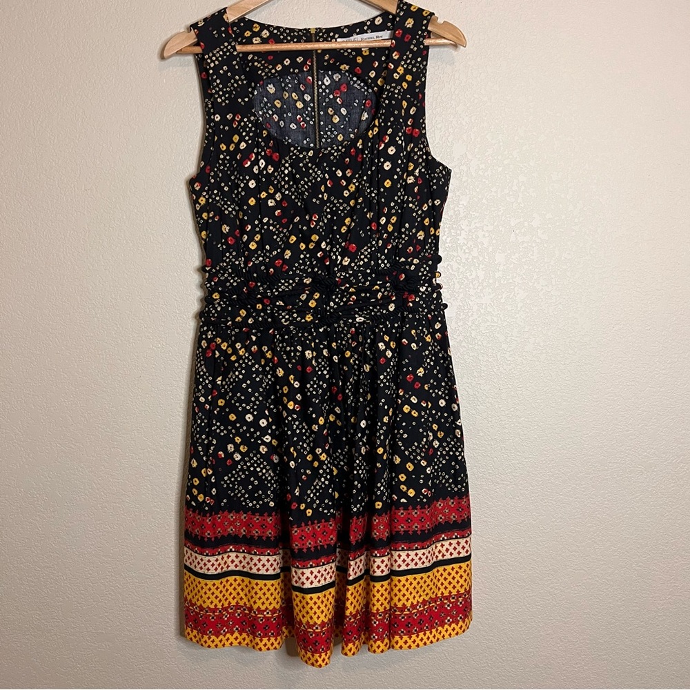 Rachel Roy Fit and Flare Rope Belted Floral Pattern Dress Size 12